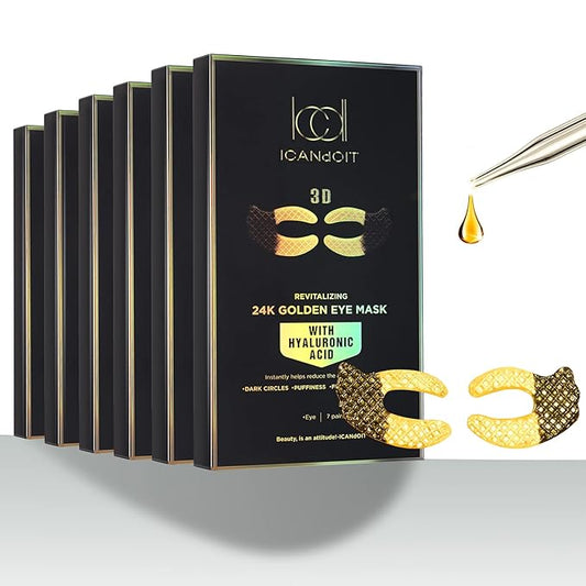 Icandoit 24k gold eye mask