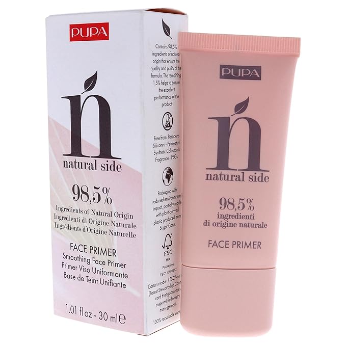 PUPA Milano Natural Side Face Primer - Smoothing Face 01 Oz