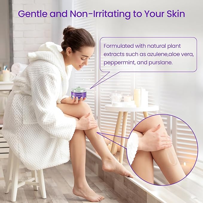 Aloe Vera Gel Soothes Skin for After IPL Laser Hair Removal Women Men in Face or Body, Travel Aloe Vera Gel for Sunburn Relief, Hydrate and Moisturize, Chamomile Extracts, 4.1 fl oz