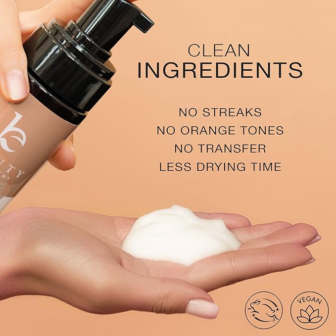 Self Tanner Tanning Mousse - Ultra Dark Self Tanner Mousse USA Made with Natural & Organic Ingredients, Self Tanning Foam for Fake Tan or Self Tan Foam, Self Tanners Best Sellers