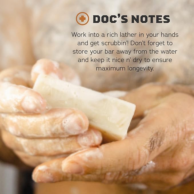 Dr. Squatch Natural Bar Soap for Men - Cold Process Soap with No Harsh Chemicals - Wood Barrel Bourbon, Gold Moss, Bay Rum & Cool Fresh Aloe (5 oz, 4-Pack)