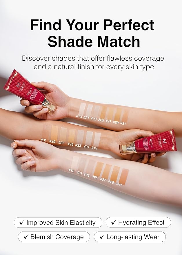 MISSHA M Perfect Cover BB Cream Dual Pack No.21 Light Beige - Light with Cool Undertone SPF 42 PA +++ 1.69 Fl Oz - Tinted Moisturizer with SPF