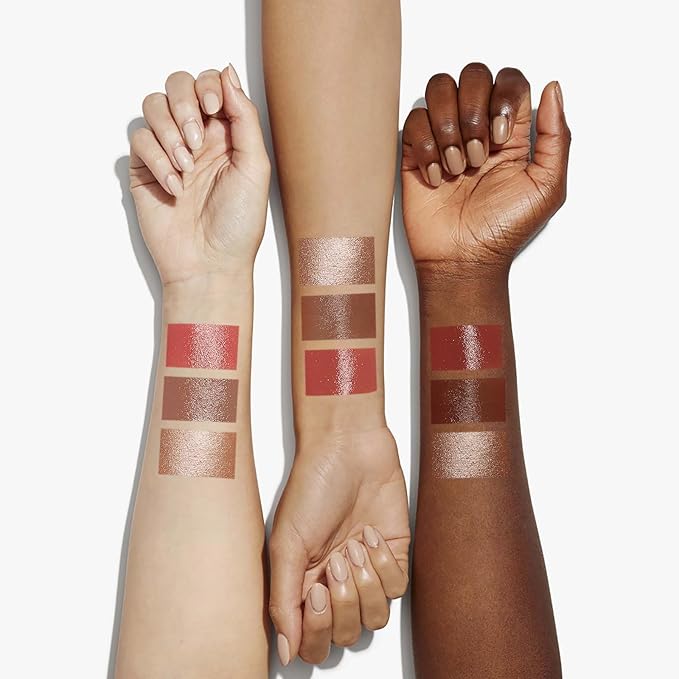 3Pcs Liquid Contour Makeup Trio with Bronzer Shade, Blush, Highlighter for Sculpted Makeup, Matte Finish Liquid Contour Set Easy to Create a Lightweight Look, Longwear Waterproof Formula (3, 9, 14)