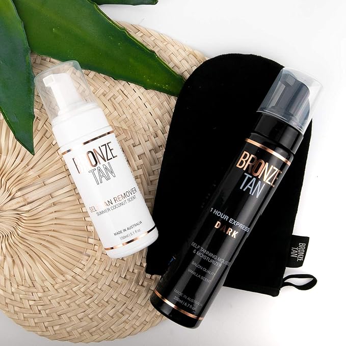 Bronze Tan Self Tan Remover For Fake Tan Streaks, Build Up, Correction, Or Full Removal Of Self Tanner or Bronzer - Summer Coconut Scent (150ML / 5.1 fl oz)