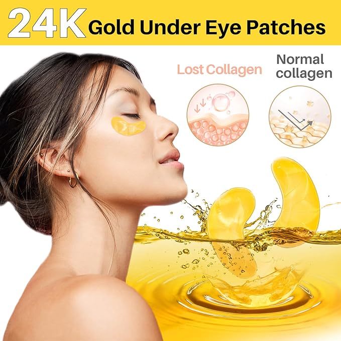 Gold under eye patches -