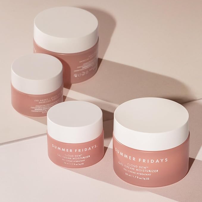Summer Fridays Cloud Dew Gel Cream Moisturizer - Lightweight Face Moisturizer with Hyaluronic Acid + Ceramides for Skin Plumping Hydration and Glowing Skin (1.7 Fl Oz)