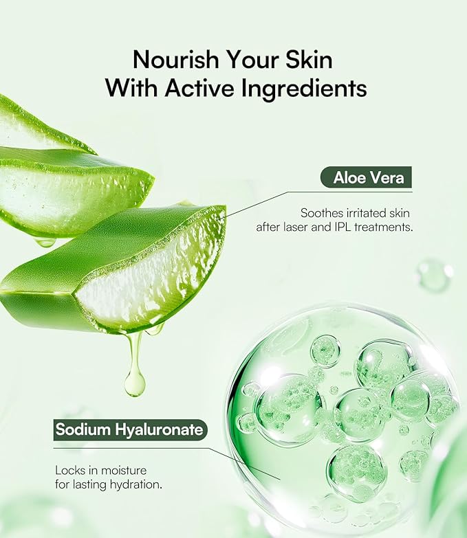 Micro-current Conductive Gel for Facial and Body Skin Care Machines – Hydrating Gel Primer with Hyaluronic Acid, Anti-Aging & Skin Tightening for Women and Men, 10.56 Fl Oz