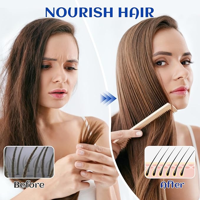 HIQILI Rosemary Oil for Hair Growth, Skin, Scalp, 100% Pure Natural, Add to Shampoo & Conditioner - 0.33 Fl Oz/10 ML