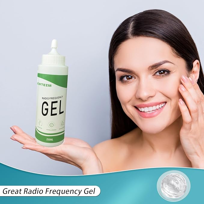 Hydrating Radio Frequency Gel, Facial Conductive Gel for Microcurent for Body Contouring & Skin Tightening Pack of 2