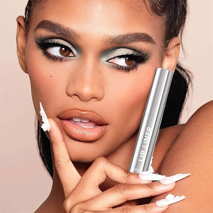 Lip Liner Stain Peel off - Waterproof & Long Lasting Peel Lip Stain Non-Stick Cup, Enhancing Complexion & Nourishing for All Skin Types, Create A Natural Lip Color (Nude, 1 Count)