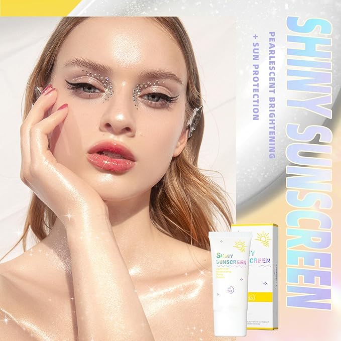 Shimmer Face Primer with Sunscreen, SPF 30, Highlighting Face