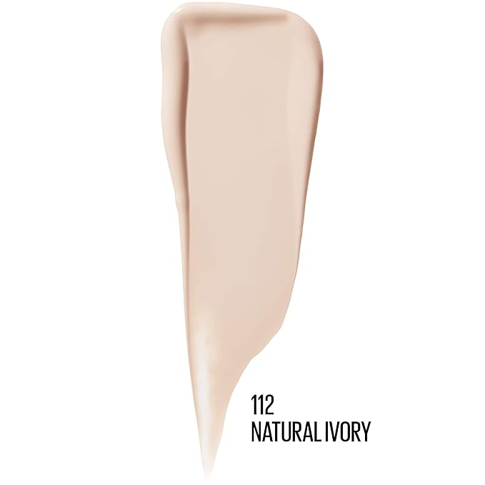 Maybelline Dream Urban Cover Flawless Coverage Foundation Makeup, SPF 50, Natural Ivory