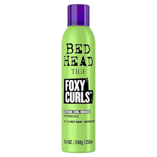 TIGI Bed Head Foxy Curls Curly Hair Mousse for Strong Hold 8.4 oz
