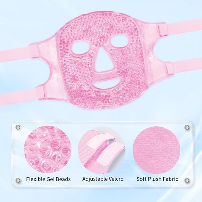 Cold face eye masks ice