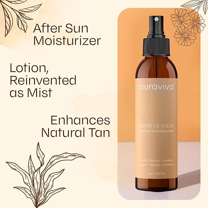 Brume De Soleil┃After Sun Nourishing Mist - Post Tan Essential, After Sun Relief, Beach Essential – Made in USA