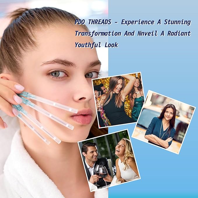 elves pdo threads eye mono - pdo thread lift eyes bullet blunt type, 30G25mm, 50 pieces