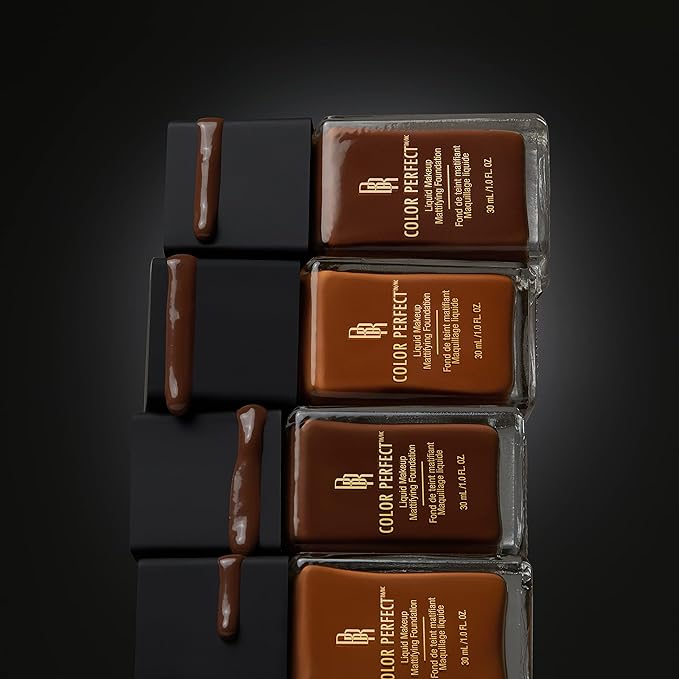 Black Radiance Color Perfect Liquid Full Coverage Foundation Makeup, Haute Cocoa, 1 Ounce (Pack of 2)