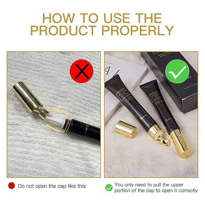 Retinol eye cream for dark