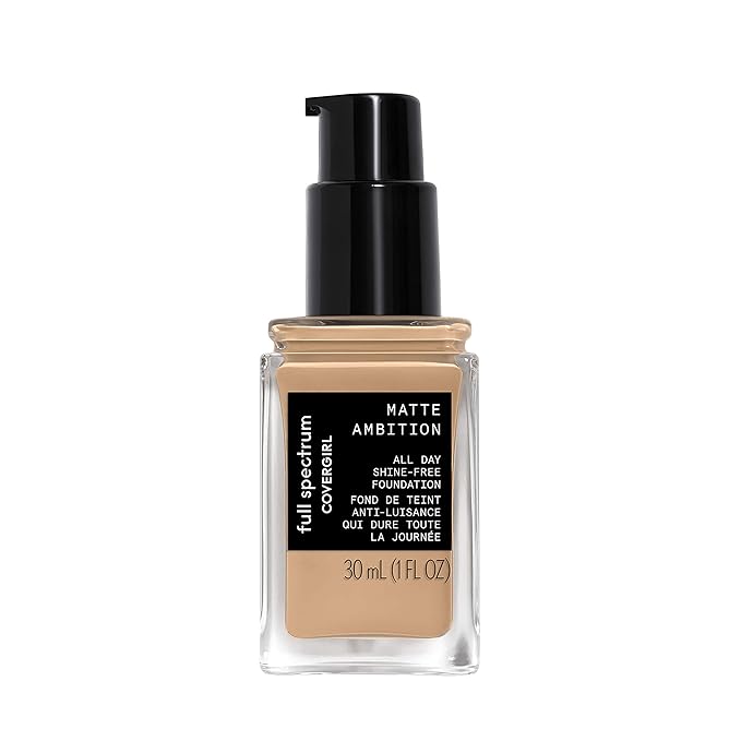 COVERGIRL Matte Ambition, All Day Foundation, Medium Cool 1.01 Ounce