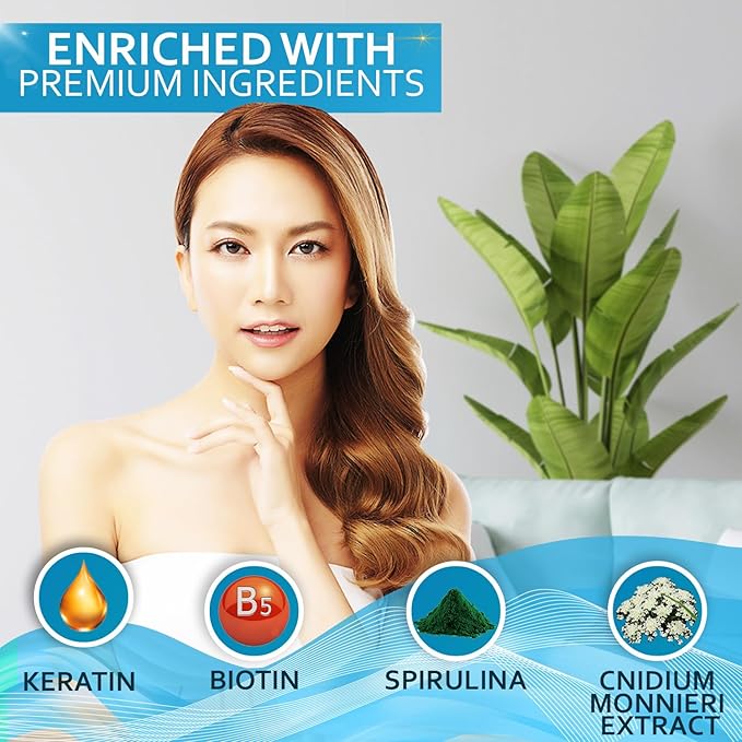 BELLISSO Biotin Conditioner - Sulfate Free Hair Thickening Products for Women and Men - Deep Conditioning Treatment for Dry Damaged Strands