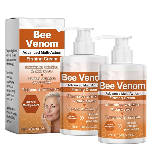 BotoxBee Advanced Multi-Action Firming Cream | Natural Bee Venom Formula for Lifting, Toning & Hydration | Anti-Aging Moisturizer for All Skin Types （2PCS）