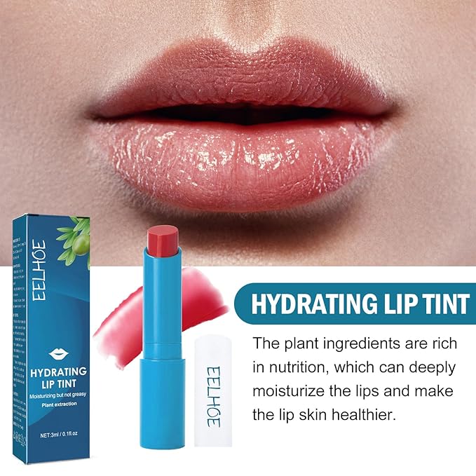 2Pcs Sheer Strength Hydrating Lip Tint, Natural Ingredients Lip