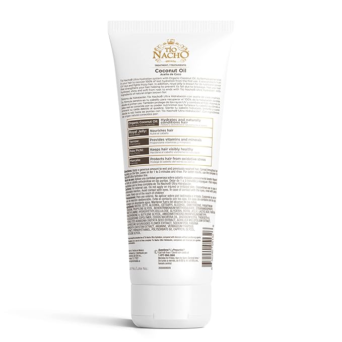 Tio Nacho Ultra Hydration Coconut Oil Treatment, 7 Ounces