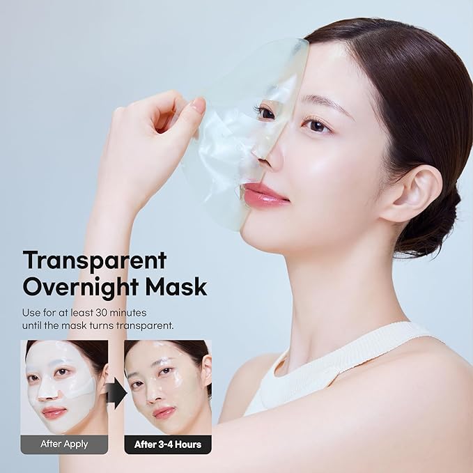 Calming Repair Cica Gel Mask, Centella, Overnight Hydrogel Mask, 4+1 Pack