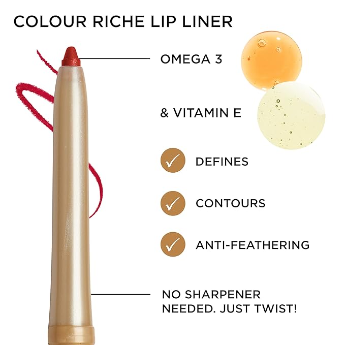 L’Oréal Paris Colour Riche Lip Liner Pencil, Creamy Lip 772 L