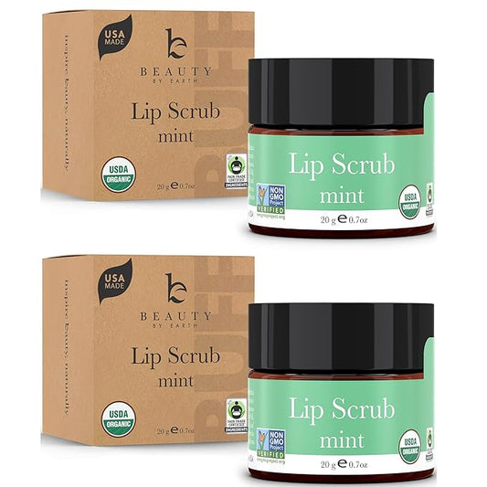 Organic Lip Scrub Mint - Lip