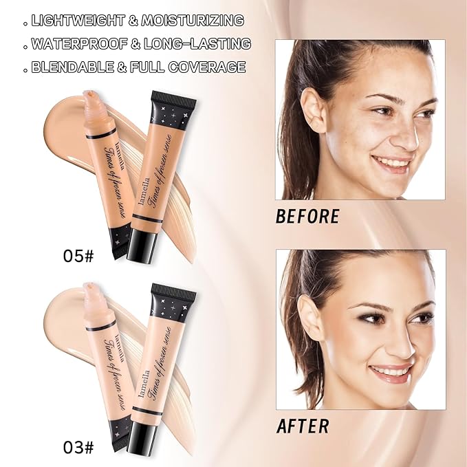 Makeup Set for Girls Teens Women, Full Face Makeup Kit, Travel Makeup Kit, Makeup Present Set, Eyeshadow Foundation, Blusher Counter Stick, Pencil Eyeliner Lip Gloss, Makeup Brushes Sponge Bag