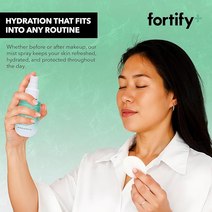 Face Mist Hydrating Spray - Hyaluronic Acid & Aloe - Dermatologist Tested, Cleansing Spray Travel Size Capsule - Fragrance-Free, Cruelty-Free - All Skin Types - Made in Korea - 2.87Oz
