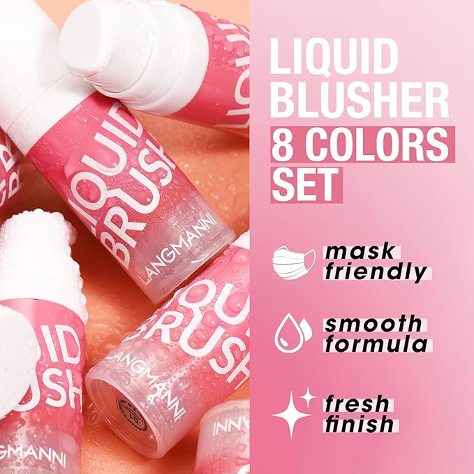 Liquid Blush Makeup Cream Blush For Cheeks Natural Velvet Texture(07#)