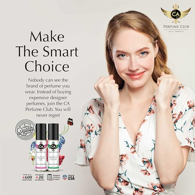 CA Perfume Impression of Obsessional Femme For Women Replica Fragrance Body Oil Dupes Alcohol-Free Essential Aromatherapy Sample Travel Size Concentrated Long Lasting Roll-On 0.3 Fl Oz/10ml