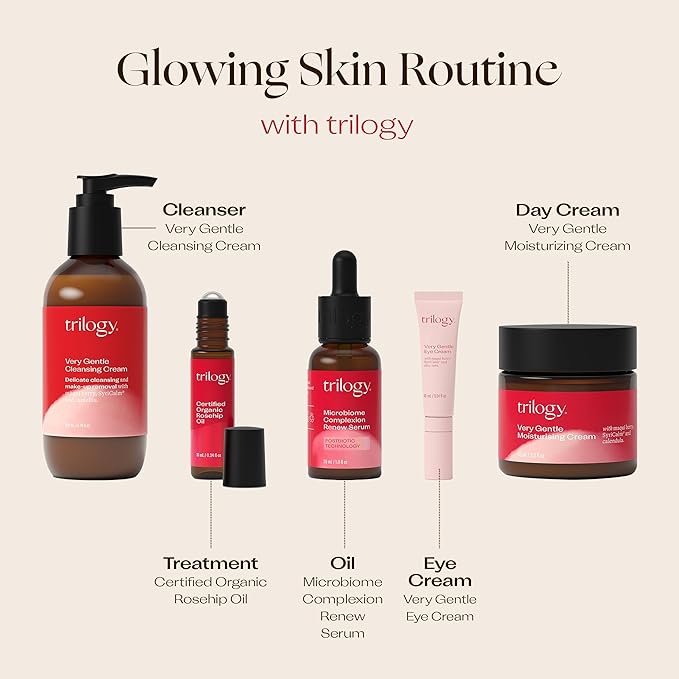 Trilogy Very Gentle Moisturising Cream, SyriCalm & Hyaluronic Acid for Sensitive Skin, 2.0 fl oz