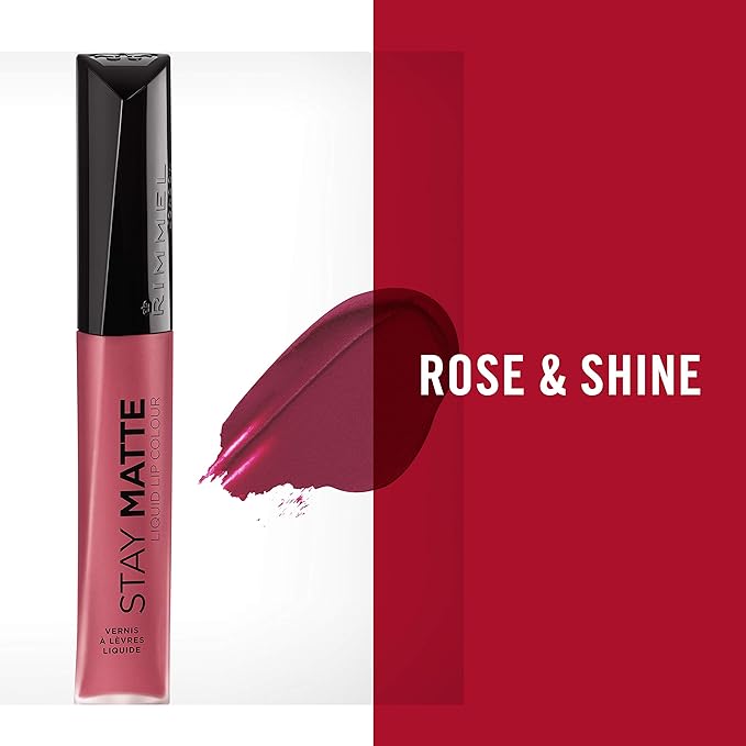 Rimmel Stay Matte Liquid Lip Color, Rose & Lip