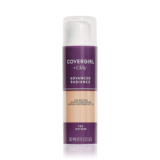 COVERGIRL Advanced Radiance Age-Defying Foundation Makeup, Buff Beige, May Vary) 1 oz