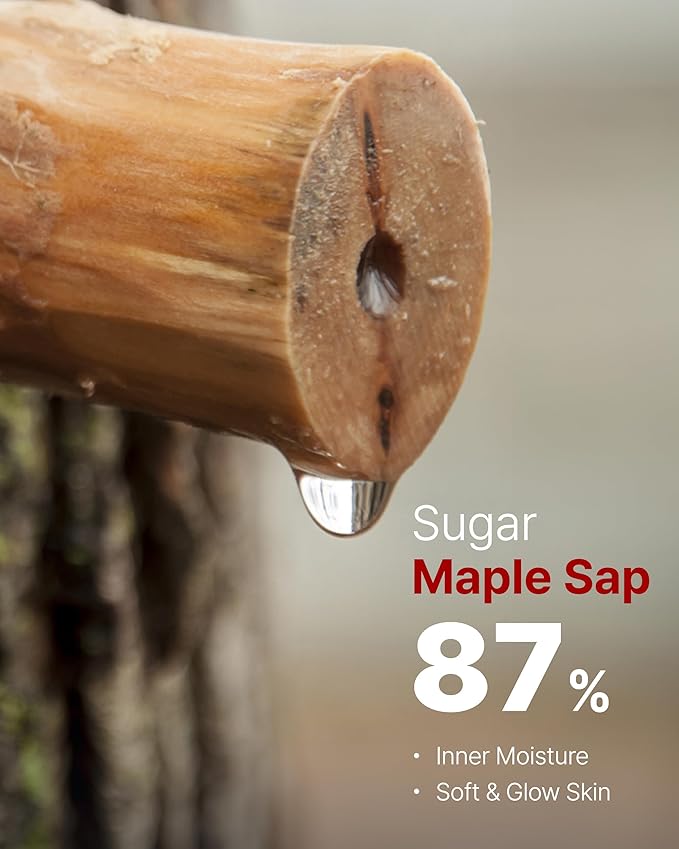 MAY COOP Raw Morning Dew Face Mist – Korean Hydrating Facial Spray with 87% Maple Water & Hyaluronic Acid - Refreshing & Lightweight Formula for Sensitive Skin, 2.71 fl.oz.