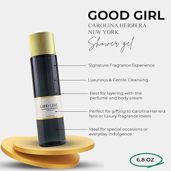 Good Girl by Carolina Herrera for Women 6.8 oz Shower Gel