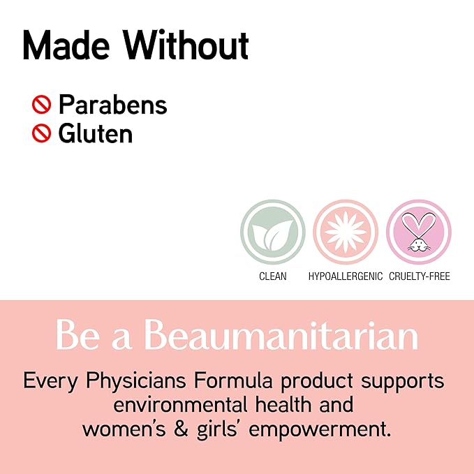 Physicians Formula Murumuru Butter Believe It! Pressed Face Powder, Buildable Coverage with Creamy Finish, Enriched with Amazonian Butters – Creamy Natural