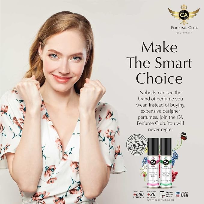 CA Perfume Impression of Estee L. Pleasures For Women Replica Fragrance Body Oil Dupes Alcohol-Free Essential Aromatherapy Sample Travel Size Concentrated Long Lasting Attar Roll-On 0.3 Fl Oz-X2