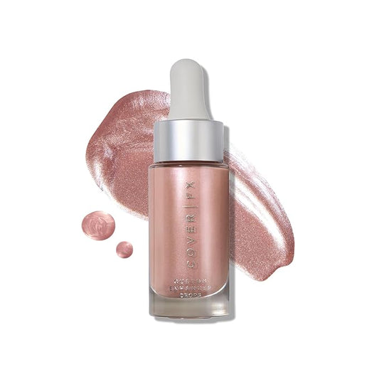 COVER FX Custom Enhancer Drops - Blossom: Soft Pink Finish - 15mL - Radiant Glow - Liquid Highlighter