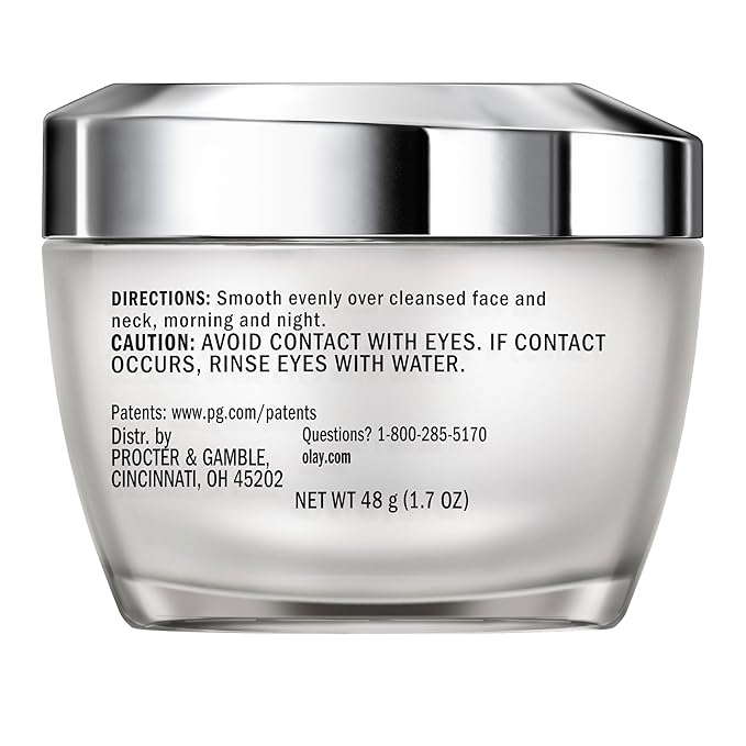 Olay Collagen Peptide Face Moisturizer, Firming Cream for Women, Fragrance-Free, Non-Greasy - Hydrating, Anti-Aging, Anti-Wrinkle, Smoothing of Fine Lines, Tightening Skin Care - Niacinamide, 1.7 Oz