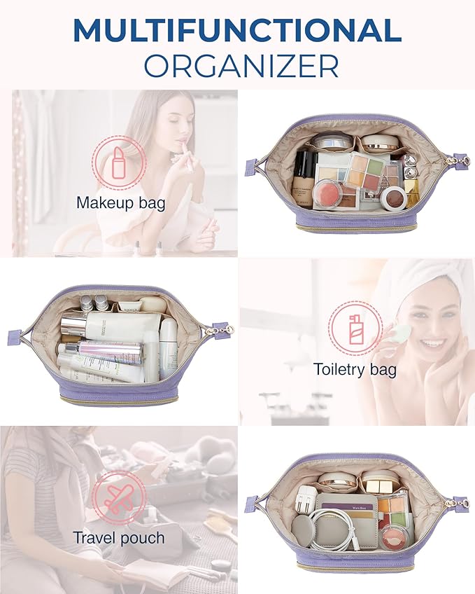 Bagsmart makeup bag, travel cosmetic