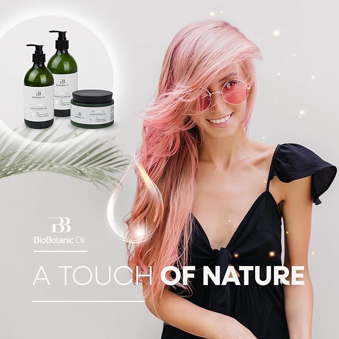 Bio Botanic Oil Range – Magic Conditioner for Colored, Dry & Damaged Hair with Organic Coconut Oil & Shea Butter, SLS-Free Deep Moisture & Repair in Just 3 Minutes, Nourishes & Protects Color