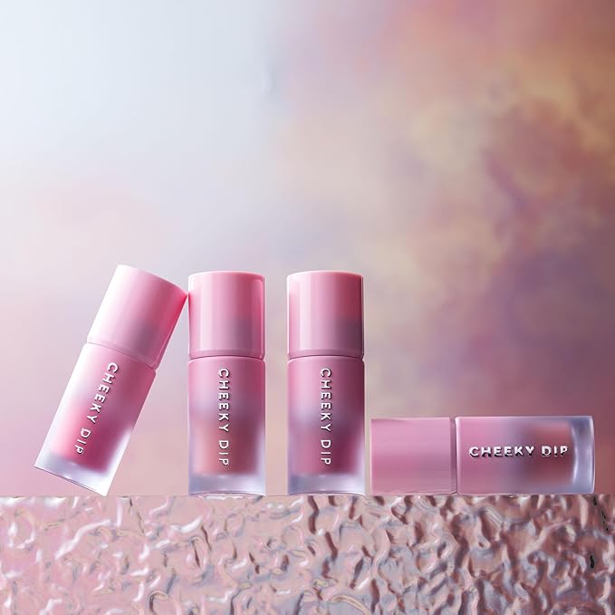 W7 Cheeky Dip Liquid Blusher - Pigmented Colour Thrill-Seeker (Pink)