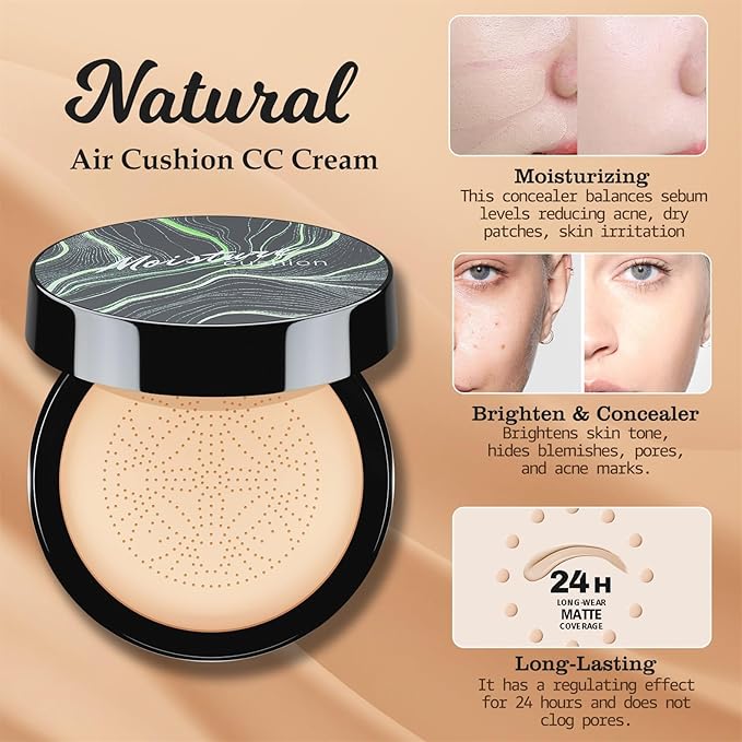 Makeup Sets for Women Girls Makeup Bag Eyeshadow Palette Air Cushion Eyebrow Pencil Mascara Lipstick, Create Sophisticated Makeup for Your Wife & Girlfriend