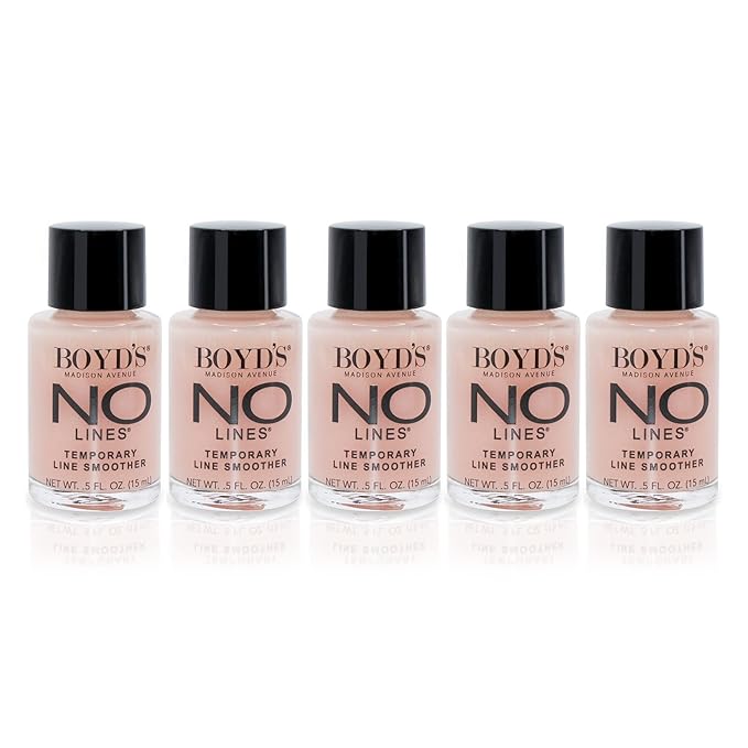 Boyd's Renoir No Lines Temporary Wrinkle Remover- For Forehead, Eyes, Lips, 0.5 fl oz (5-Pack)