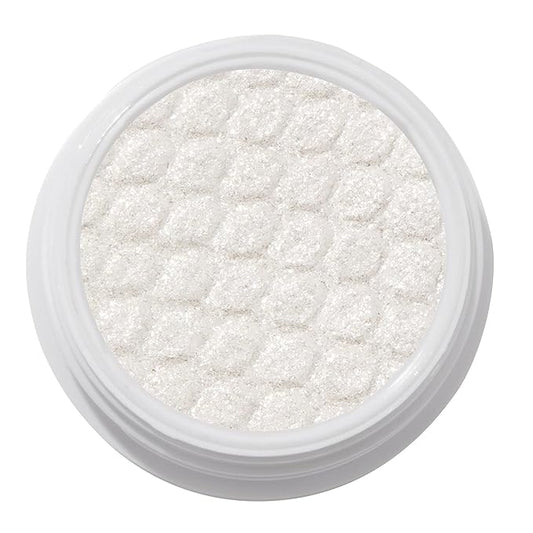 ColourPop Super Shock Shadow - High-Pigment, Crème-Powder Eye Makeup - Single Glitter Eyeshadow with Minimal Fallout and Unique Bouncy Texture - Metallic Icy White Eyeshadow - Tassel (0.07 oz)
