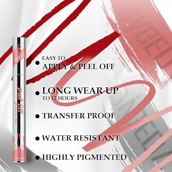 DAGEDA Peel Off Lip Liner Stain, Tattoo Lip